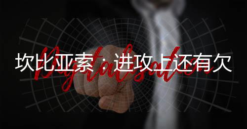 坎比亚索：进攻上还有欠缺，但比起前两轮今天我们踢得更好